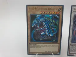 Blue-Eyes White and Azure-Eyes Silver Dragon SDBE-EN001/en040 Ultra Rare Yugioh - Image 2