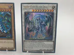 Blue-Eyes White and Azure-Eyes Silver Dragon SDBE-EN001/en040 Ultra Rare Yugioh - Image 3