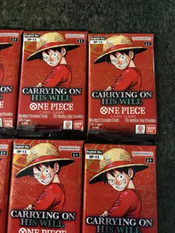 One Piece Carrying On His Will OP-13 LOT OF 12 Sealed Booster Packs English New - Image 3