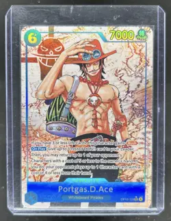 2025 One Piece Carrying On His Will Portgas D. Ace Secret Rare #OP13-119 - Image 1