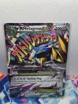 Mega M Metagross EX XY35 Holo – Ungraded Pokemon Card - Image 1