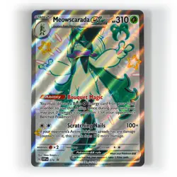 Pokemon - Meowscarada ex - SVP078 - Black Star Promo - Half Art Card - Image 1