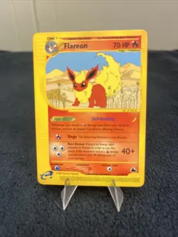 FLAREON 8/144 Skyridge NON-HOLO rare E-Series / E-Reader Pokemon TCG card NM+ - Image 2