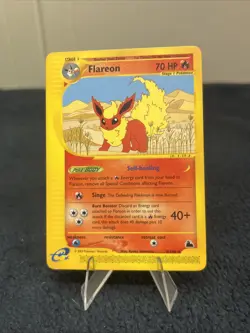 FLAREON 8/144 Skyridge NON-HOLO rare E-Series / E-Reader Pokemon TCG card NM+ - Image 3