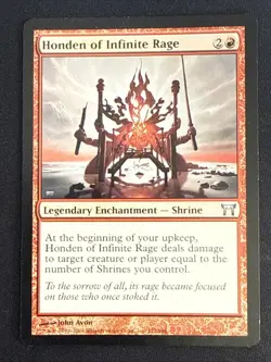 1x Honden of Infinite Rage (172) Champions of Kamigawa LP MTG Magic x1 MKE - Image 1