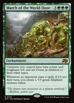 March of the World Ooze - MTG DFT Aetherdrift - NM/MINT - Image 1