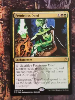 MTG Card: Pernicious Deed (Masters 25) - Image 1