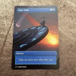 Time Walk - Custom Art MTG Magic The Gathering Playtest Card - Image 1