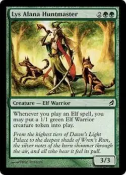 Lys Alana Huntmaster x4 Lorwyn MtG NM - Image 1