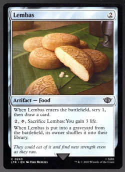 Lembas 0243 Common Non Foil Lord of the Rings MTG Near Mint - Image 1