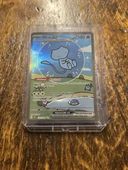 Pokemon TCG Mew EX 232/091 Sv: Paldean Fates Bubble Mew SIR - Image 1
