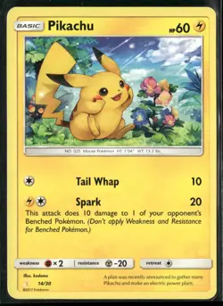 Pikachu (#29) 29/30 SM Trainer Kit: Lycanroc & Alolan Raichu Regular Pokemon - Image 1