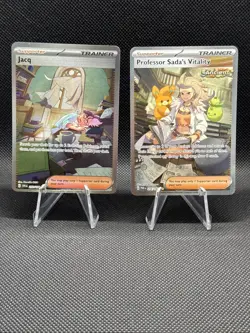 Pokemon TCG 9 Alt Art Trainer Supporter Cards Crown Zenith Paldean Fates & More - Image 5