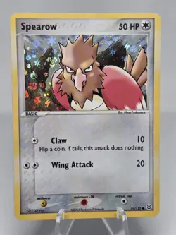 Pokemon TCG Spearow EX FireRed & LeafGreen 81/112 Reverse Holo! WOTC Vintage - Image 1