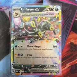 Pokemon TCG : Umbreon ex 060/131 Sv: Prismatic Evolutions Holo NM - Image 1