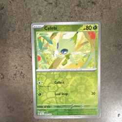 Pokemon Celebi 004/142 Sv07: Stellar Crown Reverse Holo Uncommon 80HP - Image 1