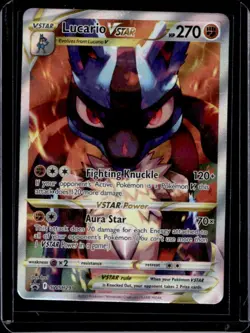 2019-2023 Pokemon SWSH Black Star Promos Lucario VST #SWSH291 - Image 1