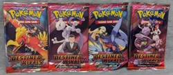 Pokemon TCG Scarlet & Violet Destined Rivals 4 Sleeved Booster Packs - Image 1
