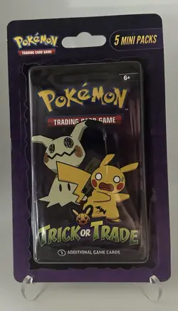 Pokemon TCG - Trick Or Trade - 5 Mini Booster Blister Packs Factory Sealed New - Image 1