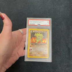 Pokemon Dark Tyranitar Holo Rare Neo Destiny 2002 PSA 7 - Image 3