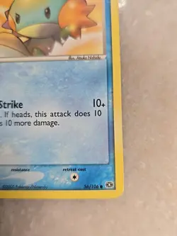 Mudkip Emerald #56/106 Pokemon TCG Pack Fresh - Image 4