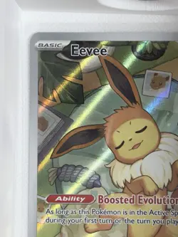 Pokemon Eevee Promo Holo SVP-173 2025 Makura Tami Black Star Promo - Image 3