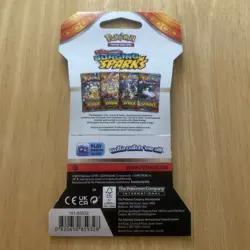 Pokemon TCG: Surging Sparks Sleeved Booster Pack - New - Pikachu Art Variant (b) - Image 3