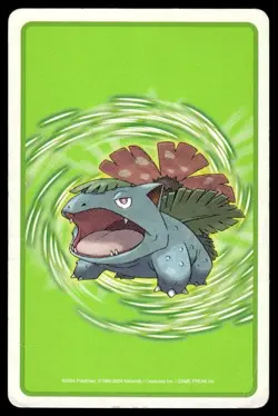 Slowbro 10 of Diamonds Venusaur Poker Deck Pokemon Japanese ~ HP Creased - Image 2