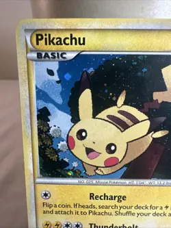 Pikachu #HGSS03 SWIRL Black Star Promos 2010 Pokemon HGSS - Image 2
