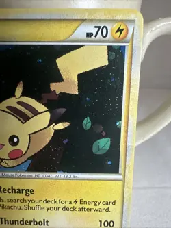 Pikachu #HGSS03 SWIRL Black Star Promos 2010 Pokemon HGSS - Image 3