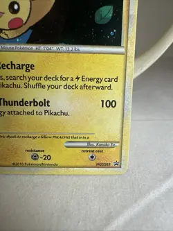 Pikachu #HGSS03 SWIRL Black Star Promos 2010 Pokemon HGSS - Image 4
