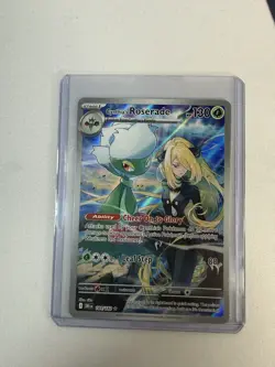 Pokemon TCG Cynthia's Roserade 184/182 Destined Rivals Holo Rare 130HP English - Image 1