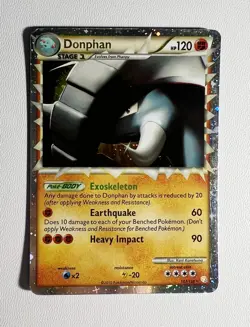Pokemon TCG Donphan Prime Heartgold Soulsilver 107/123 Holo Holo Rare Prime - Image 1