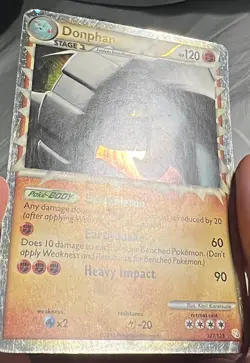 Pokemon TCG Donphan Prime Heartgold Soulsilver 107/123 Holo Holo Rare Prime - Image 3