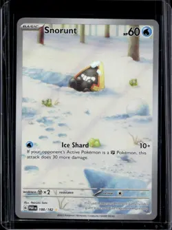 2023 Pokemon SV Paradox Rift Snorunt #188/182 - Image 1