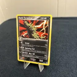 2004 Pokemon EX Team Rocket Returns Dark Tyranitar #19/109 - Image 3