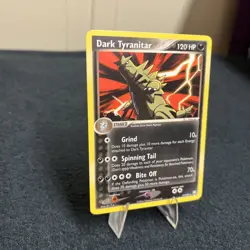 2004 Pokemon EX Team Rocket Returns Dark Tyranitar #19/109 - Image 4