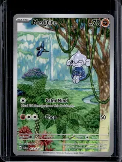 2024 Pokemon Stellar Crown Meditite #153/142 - Image 1