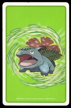 Lickitung Jack of Clubs Venusaur Poker Deck Pokemon Japanese ~ HP Creased - Image 2