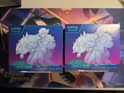 Pokemon S&V Journey Together POKEMON CENTER EXCLUSIVE ETB Lot of 2 Sealed Boxes - Image 1