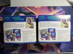 Pokemon S&V Journey Together POKEMON CENTER EXCLUSIVE ETB Lot of 2 Sealed Boxes - Image 2