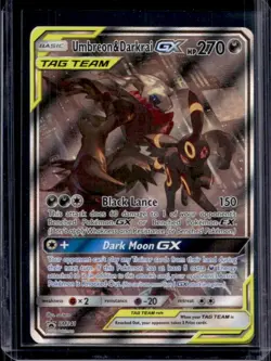 2016-19 Pokemon SM Black Star Promos Umbreon & Darkrai Tag Team #SM241 - Image 1