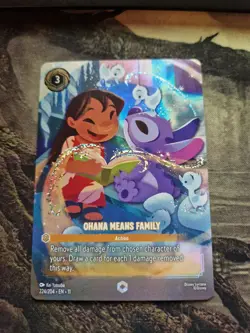Disney Lorcana - Ohana Means Family #224 Enchanted - Winterspell - Image 1