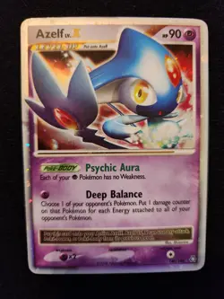 Azelf LV.X Holo Card 140/146 Legends Awakened Series - Image 1