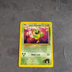 Pokemon TCG Erikas's Victreebel 26/132 Gym Heros Unlimited Rare Vintage Card - Image 1