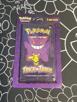 Pokemon TCG BOOster Trick Or Trade (5 Pack Of 3 Cards) Sealed New 2022 - Image 1