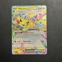 Pikachu ex 057/191 Surging Sparks Pokemon TCG Card - Image 1