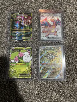 Pokemon TCG 4 Card Lot - Full Art Holo - Venusaur Charizard Shaymin Magneton - Image 1