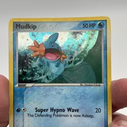 Mudkip 11/17 Pop Series 4 Holo Hp DMG Pokemon Card - Image 3