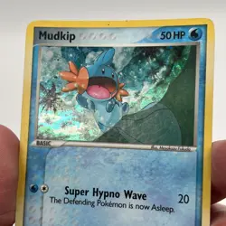 Mudkip 11/17 Pop Series 4 Holo Hp DMG Pokemon Card - Image 4